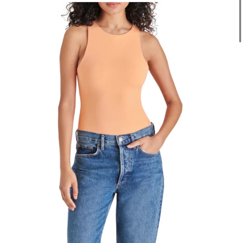 Steve Madden Nico Bodysuit Orange Red Size M